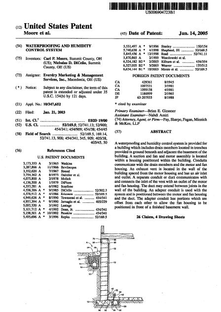 everdry waterproofing atlanta patent page 1